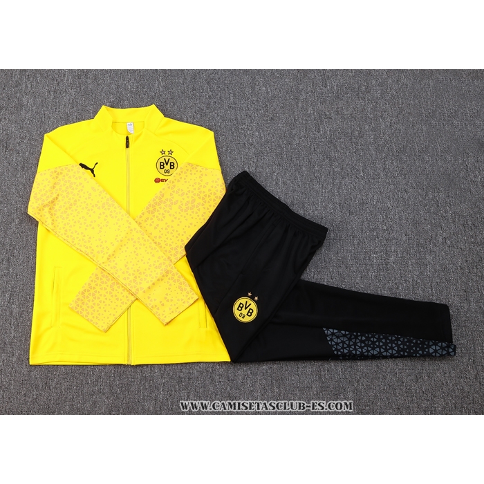 Chandal de Chaqueta del Borussia Dortmund 23-24 Amarillo